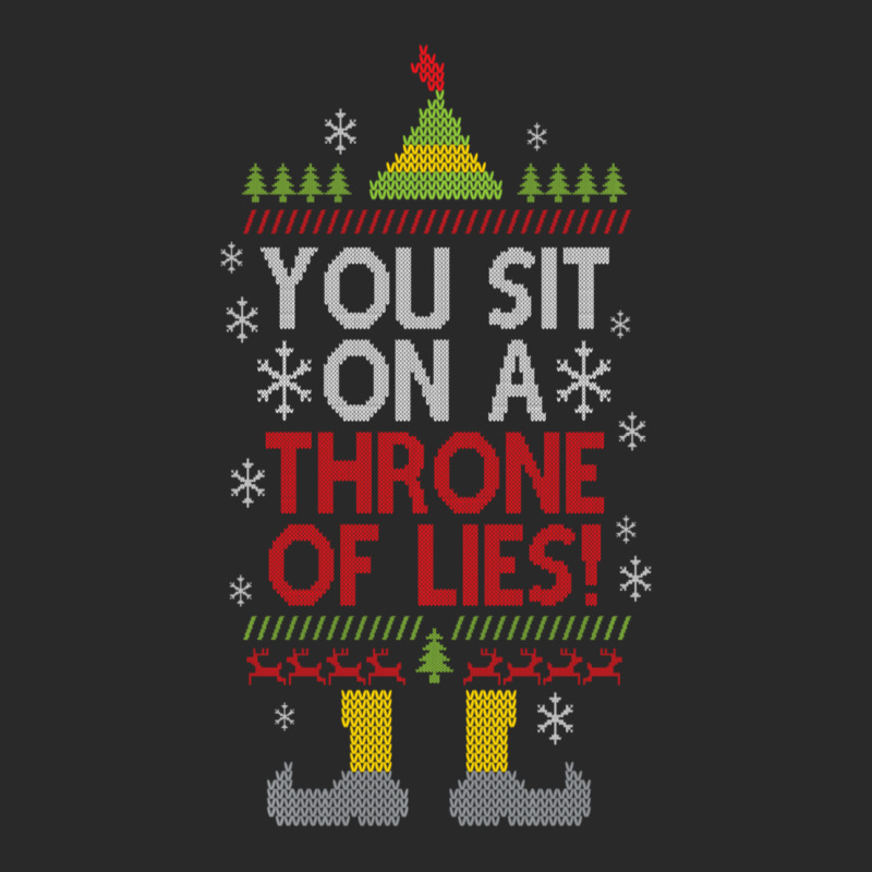 You Sit On A Throne Of Lies Funny Christmas Fake Santa Toddler T-shirt by behindcedar22 | Artistshot