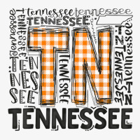 Tennessee State Flag Orange Plaid Tn Ladies Fitted T-shirt | Artistshot