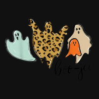 Boo-jee Leopard Funny Halloween Ghost Metal Print Vertical | Artistshot