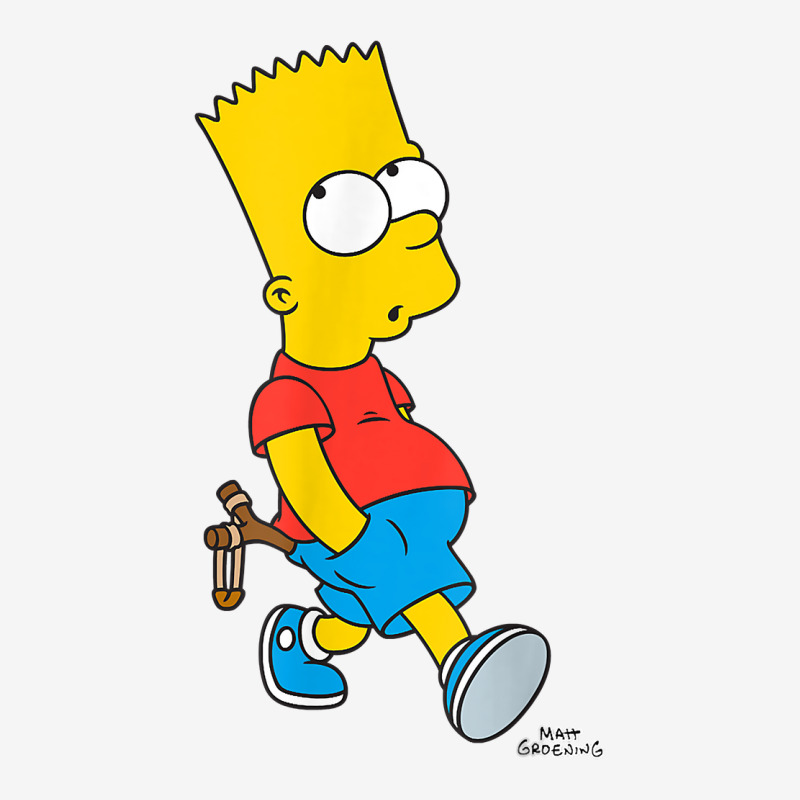 The Simpsons Bart Simpson With Slingshot T Shirt Adjustable Cap | Artistshot