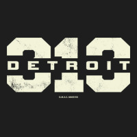 Detroit Michigan 313 Area Code Classic T-shirt | Artistshot