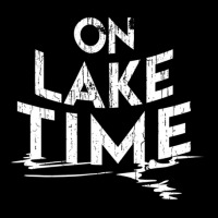 On Lake Time Funny Summer Boating And Fishing Cropped Hoodie | Artistshot