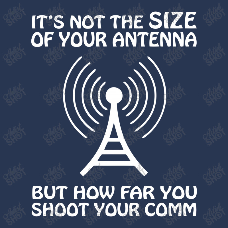 It's Not The Size Of The Antenna Ladies Denim Jacket | Artistshot
