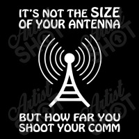 It's Not The Size Of The Antenna Maternity Scoop Neck T-shirt | Artistshot