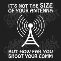 It's Not The Size Of The Antenna Ladies Polo Shirt | Artistshot