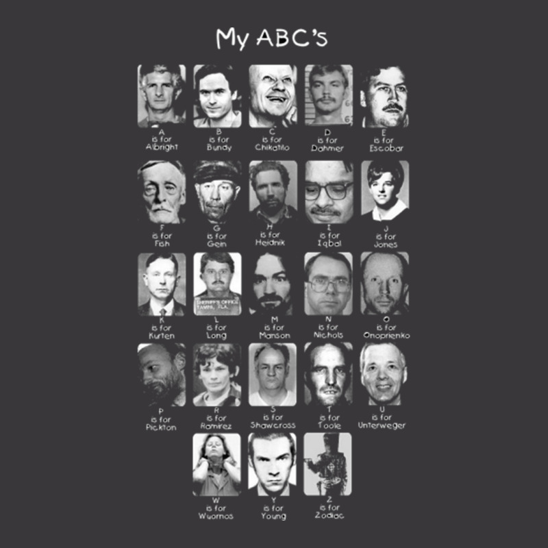 My Serial Killer Abc's Ladies Curvy T-Shirt by LynneVickie | Artistshot