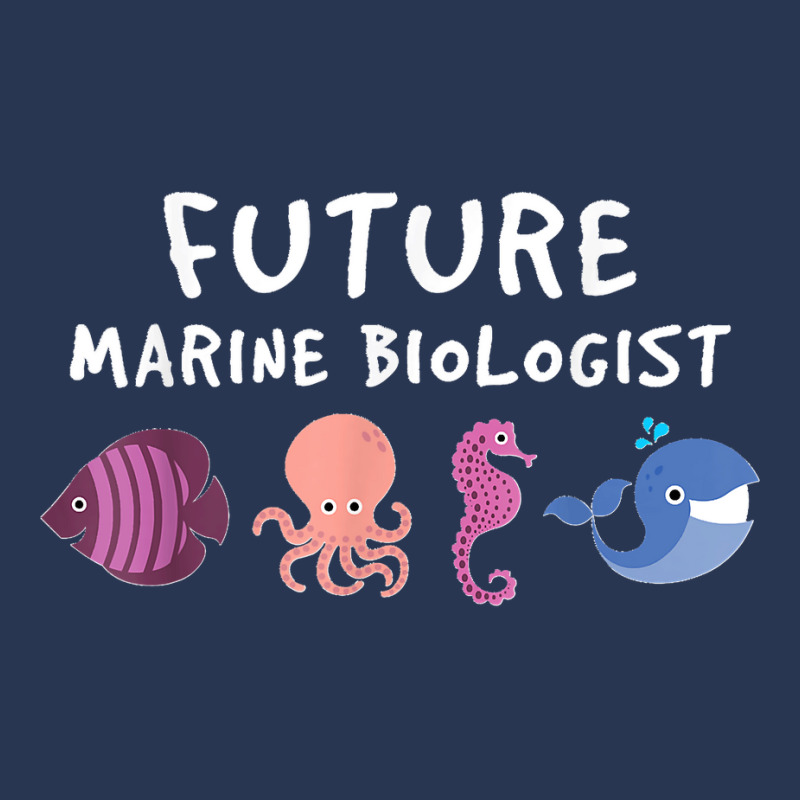 Future Marine Biologist Ocean Life Enthusiast Sea Lover Men Denim Jacket | Artistshot