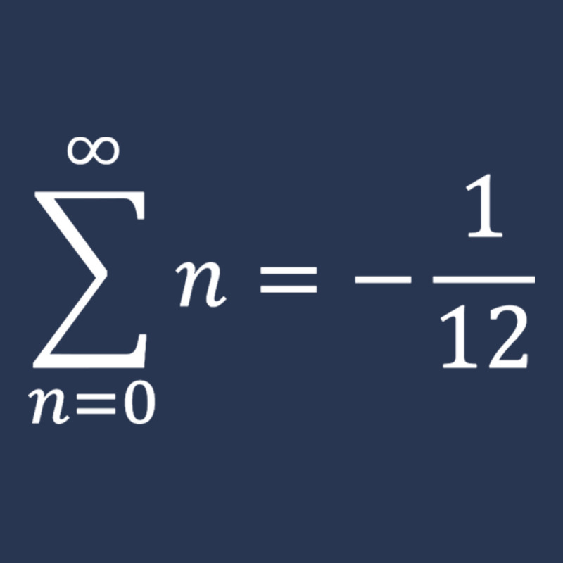 Sum Of All Natural Numbers Calculus And Math Ladies Denim Jacket by JanisIda | Artistshot