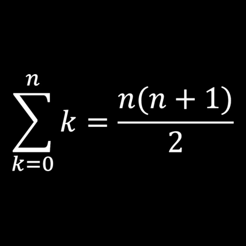 Sum Of Natural Numbers Algebra And Math Long Sleeve Shirts by JanisIda | Artistshot