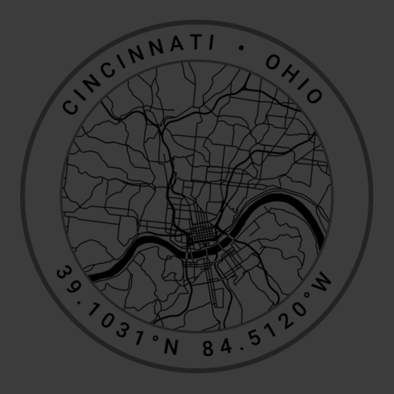 Cincinnati Map Men's Polo Shirt | Artistshot