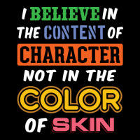 Content Of Character Not Color Of Skin Martin Luther King Jr. Adjustable Cap | Artistshot