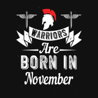 Warriors Are Born In November Birthday Gift Graphic T-shirt | Artistshot