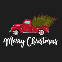 Merry Christmas - Chrismas Vintage Red Truck With A Tree Wagon Classic T-shirt | Artistshot