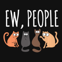 Ew People Cat Cats Meow Kitty Lovers Hate People Gift Baby Beanies | Artistshot