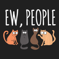 Ew People Cat Cats Meow Kitty Lovers Hate People Gift Ladies Polo Shirt | Artistshot