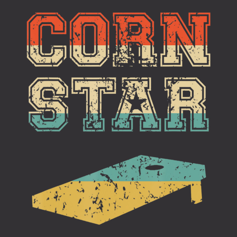 Corn Star Funny Cornhole Tournament Vintage Hoodie by femalesbaubles | Artistshot