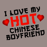 I Love My Hot Chinese Boyfriend Bf Tee Design Black Vintage T-shirt | Artistshot