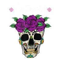 Calavera Sugar Skull Head Blue Roses Day Of The Dead Gifts Tank Top Women's Pajamas Set | Artistshot