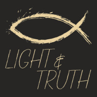 Light And Truth Christian Womens Graphic Tees Ladies Fitted T-shirt | Artistshot