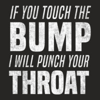 Touch Bump Punch Throat Basic Pregnant Bump Manners Ladies Fitted T-shirt | Artistshot