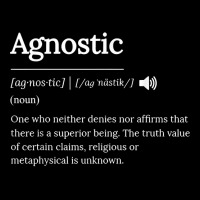 Agnostic Definition Theism Religion Art T Shirt Pocket T-shirt | Artistshot