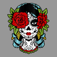 Catrina Sugar Skull Calavera Mexican Rose Eye   Art On Back Raglan Bas Women's V-neck T-shirt | Artistshot