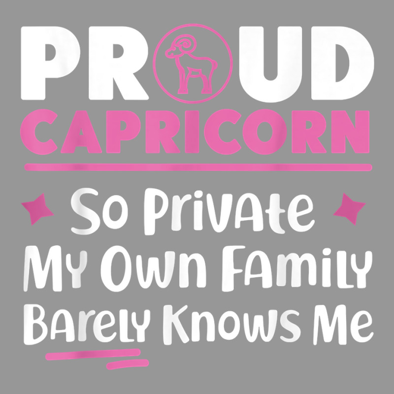 Capricorn Zodiac So Private My Own Family Barely Knows Me T Shirt Women's V-Neck T-Shirt by mollyschq6z | Artistshot