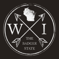 Cute Wisconsin Wi The Badger State Map Wisconsin Tank Top | Artistshot