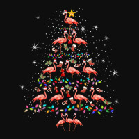 Flamingo Xmas Tree Christmas Holiday Family Group Flamingo Crop Top | Artistshot