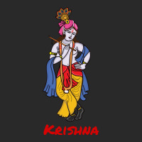 Shri Krishna Playing Flute T-shirt ,poster Lord Krishna-2xkcy Printed Hat | Artistshot