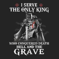 Knight Templar Christian Warrior Serve The Only King 3/4 Sleeve Shirt | Artistshot