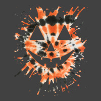 Orange Tie Dye Jack O Lantern Face Hippie Halloween Vintage T-shirt | Artistshot