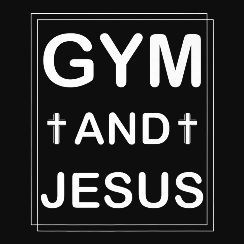 Gym And Jesus Christian Workout Fun Modern Fitness Lifestyle Crop Top by gazerdutlio | Artistshot