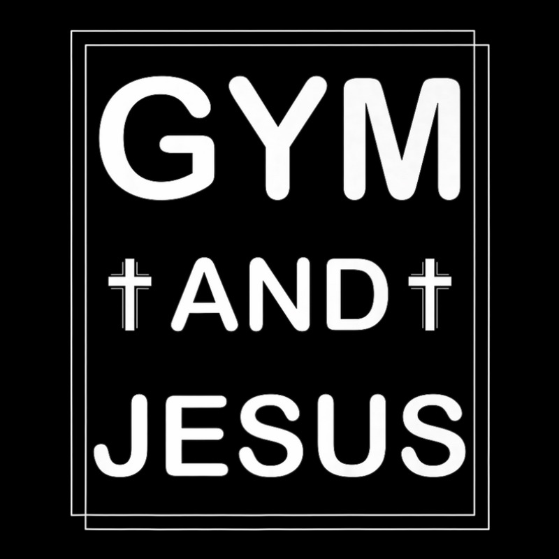 Gym And Jesus Christian Workout Fun Modern Fitness Lifestyle Cropped Hoodie by gazerdutlio | Artistshot