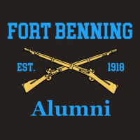 Fort Benning Alumni Est 1918 Grunt College Tank Top | Artistshot