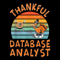 Database Analyst Job Funny Thanksgiving T Shirt Men's 3/4 Sleeve Pajama Set | Artistshot