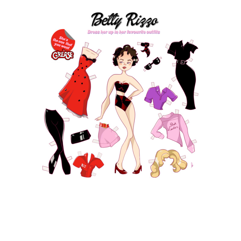 Rizzo Paper Doll [grease] 3/4 Sleeve Shirt by PAULAWRENCE | Artistshot