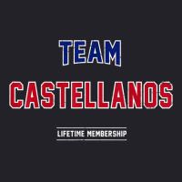 Distressed Team Castellanos Proud Family Last Name Surname T Shirt Unisex Sherpa-lined Denim Jacket | Artistshot