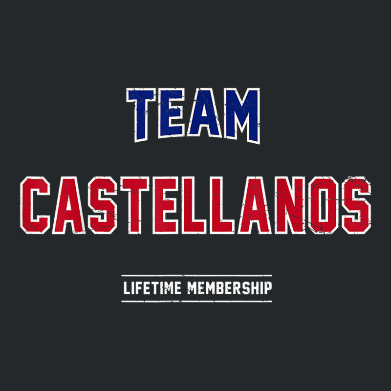 Distressed Team Castellanos Proud Family Last Name Surname T Shirt Crewneck Sweatshirt by chipbeltzox | Artistshot