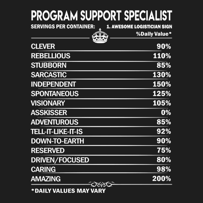 Program Support Specialist T Shirt - Program Support Specialist Factor Classic T-shirt by greggjvandervor | Artistshot