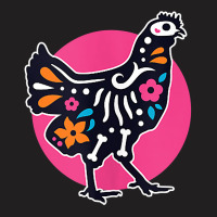 Day Of The Dead Calavera Chicken Dia De Los Muertos Tank Top T-shirt | Artistshot