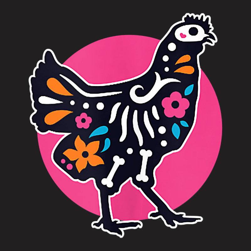 Day Of The Dead Calavera Chicken Dia De Los Muertos Tank Top T-Shirt by towamingle | Artistshot