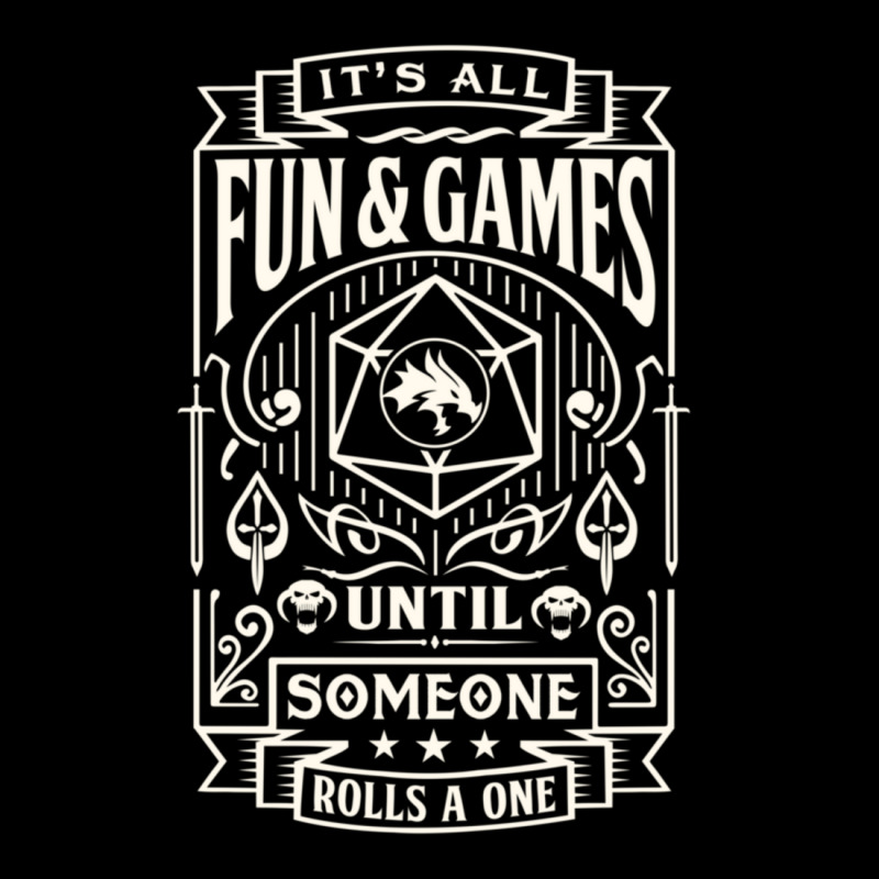 Funny Tabletop Rpg Player All Fun And Games Youth Jogger by femalesbaubles | Artistshot