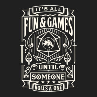 Funny Tabletop Rpg Player All Fun And Games Ladies Polo Shirt | Artistshot