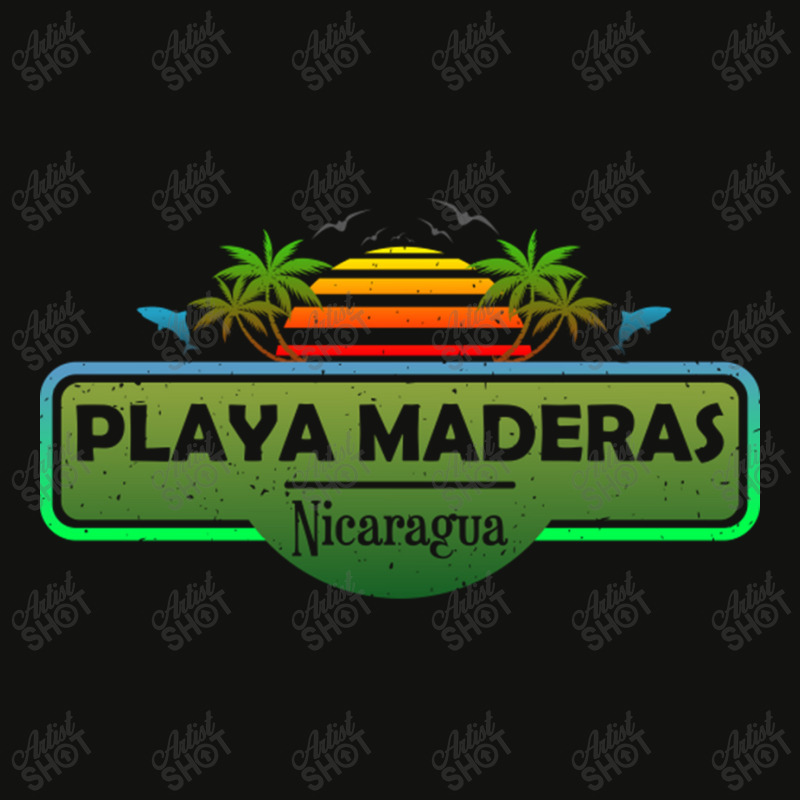 Playa Maderas Beach Nicaragua Palm Trees Sunset Summer Have Scorecard Crop Tee by EdieTiffany | Artistshot