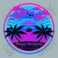 Playa Maderas Beach Nicaragua Palm Trees Sunset Summer Tee Unisex Sherpa-lined Denim Jacket | Artistshot