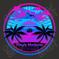 Playa Maderas Beach Nicaragua Palm Trees Sunset Summer Tee Champion Hoodie | Artistshot