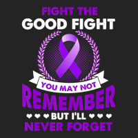 Fight The Good Fight Never Forget Alzheimer Awareness Gift (2) 3/4 Sleeve Shirt | Artistshot