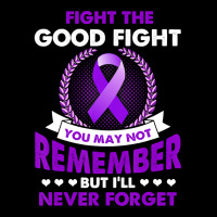 Fight The Good Fight Never Forget Alzheimer Awareness Gift (2) Zipper Hoodie | Artistshot