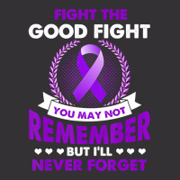 Fight The Good Fight Never Forget Alzheimer Awareness Gift (2) Vintage Short | Artistshot